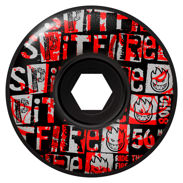 Roues de skate Spitfire 56 mm 80HD Ransom Radial Full Blk