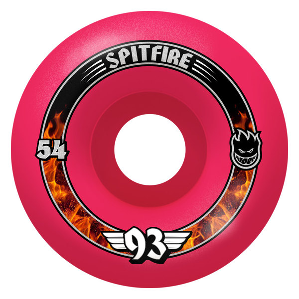 Roues de skate Spitfire 54 mm F4 93D Radial Pink