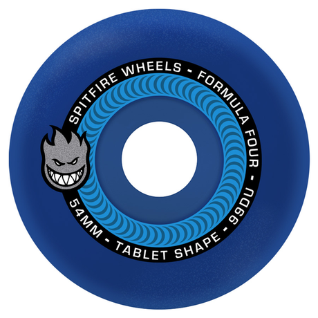 Roues de skate Spitfire 54 mm F4 99D Team Tablet Ice Blue