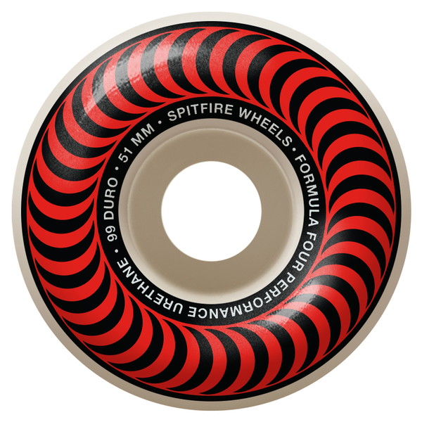 Spitfire Wheels (Jeu De 4) 51Mm F4 99D Classics