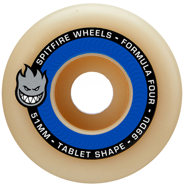 Roues de skate Spitfire 51 mm F4 99D Tablet Natural