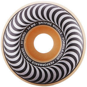 Spitfire Wheels (Jeu De 4) 54Mm F4 97D Classic Natural