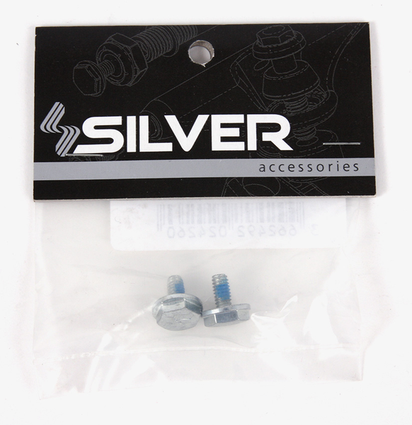 Silver Axle Nuts (Jeu De 2) (Ecrou Axe)