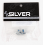 Silver Axle Nuts (Jeu De 2) (Ecrou Axe)