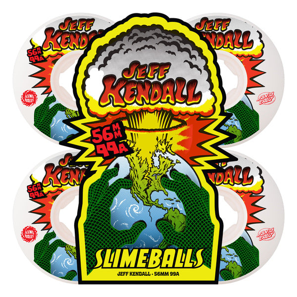 Roues de skate Slime Balls 56 mm Balls Kendall End World 99A