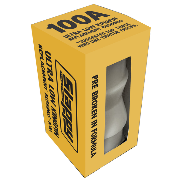Gommes de skate Slappy Ultra Low 100A White (jeu de 4)