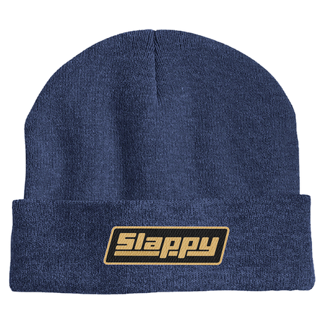 Slappy Beanie Og Logo Roll Up Navy