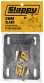 Slappy Pads (Jeu De 2) Slabs 2Mm Low Risers Black