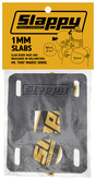 Slappy Pads (Jeu De 2) Slabs 1Mm Low Risers Black