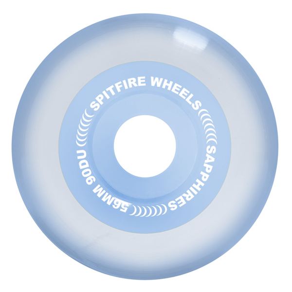 SPITFIRE WHEELS (JEU DE 4) 56MM 90D APRIL SAPPHIRE RADIAL