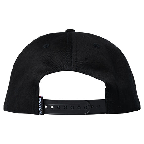 Spitfire Cap Charred Remains 5P Snapback Black