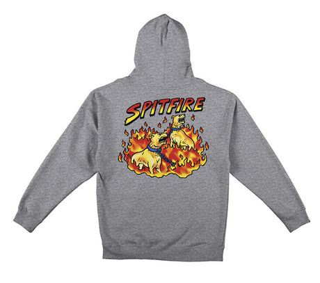 Spitfire Sweat Hell Hounds Ii Hood Heather Grey