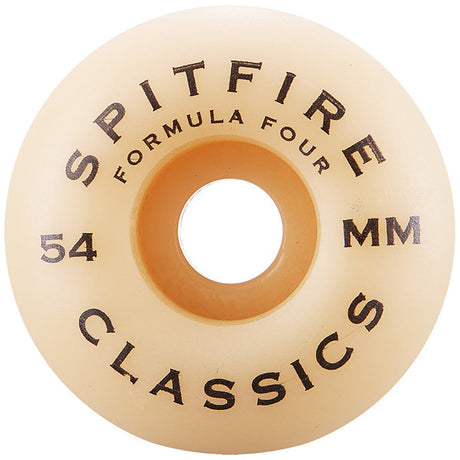 Spitfire Wheels (Jeu De 4) 54Mm F4 97D Classic Natural