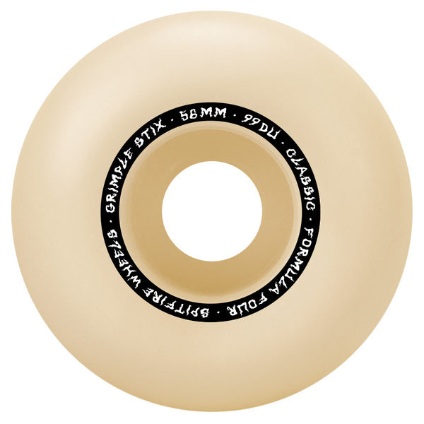 Spitfire Wheels (Jeu De 4) 56Mm F4 99D Grimple Furry Clsc