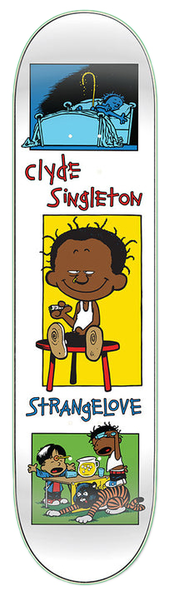 Planche de skateboard Strange Love Clyde Singleton Guest 8"