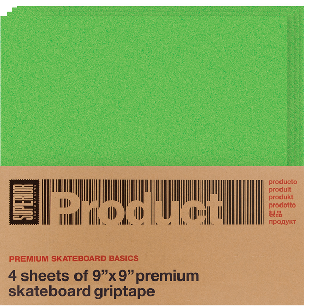 Grip skateboard Superior Green 9" x 33"