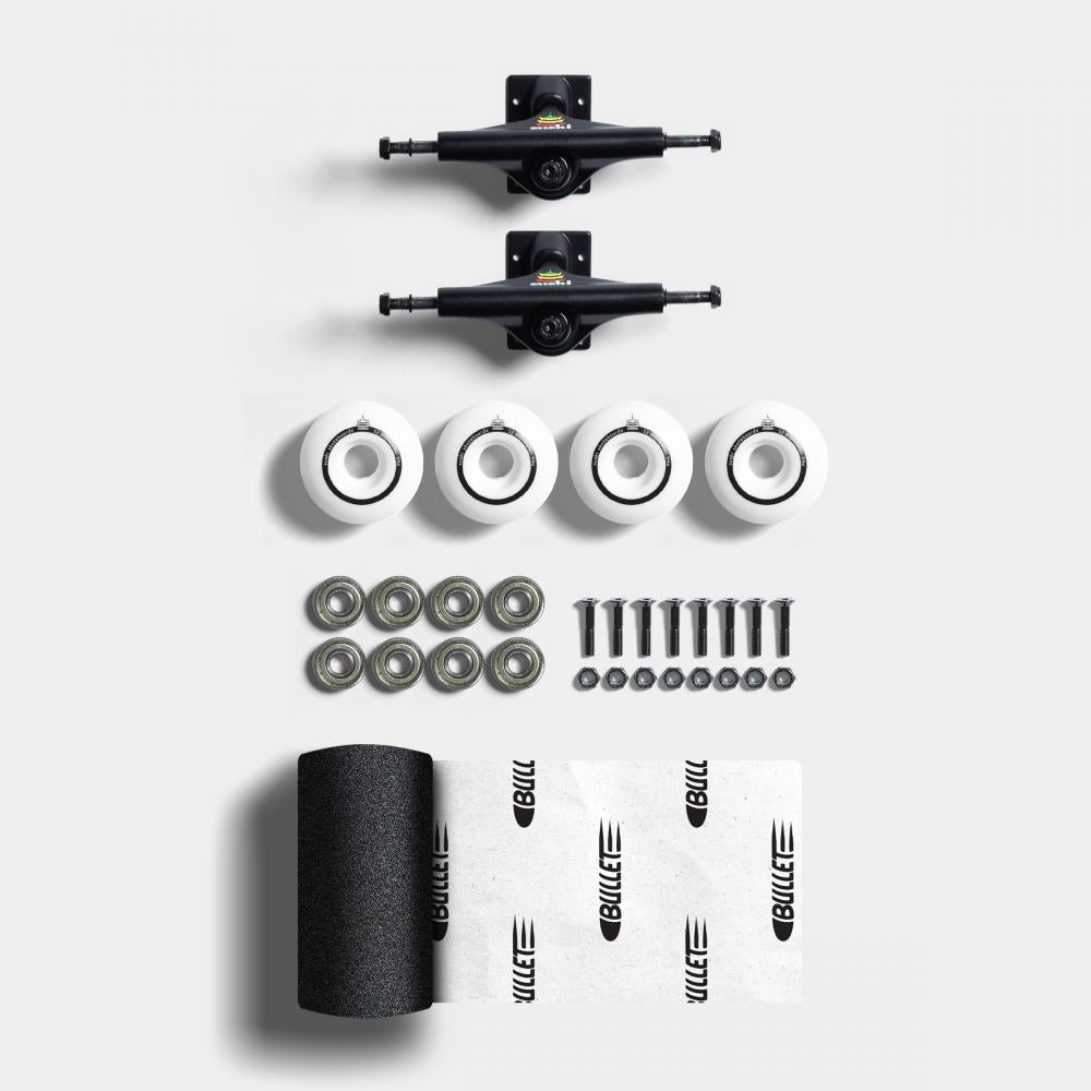 Sushi Truck Undercarriage Set (Uk) 5.25 Black - Abec 3 - 52Mm