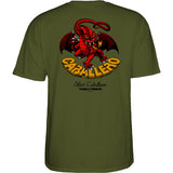 Powell T-Shirt Cab Dragon Ii Ss Military Green
