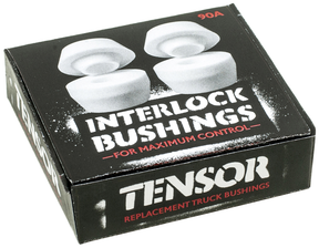 Gommes de skate Tensor 90A White (jeu de 4)