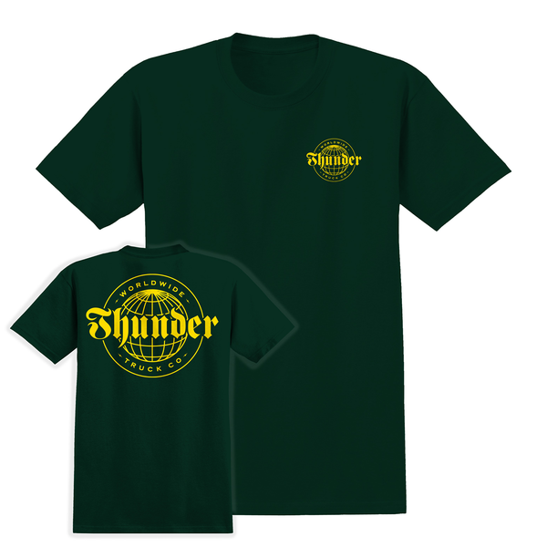 Thunder T-Shirt Worldwide Dbl Forest Green Ss