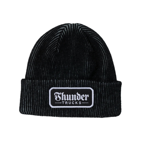 Bonnet Thunder Script Patch Grey Black White
