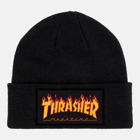 Bonnet Thrasher Flame Patch Black