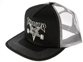Casquette Thrasher SK8 Goat Embroidered Black / Grey