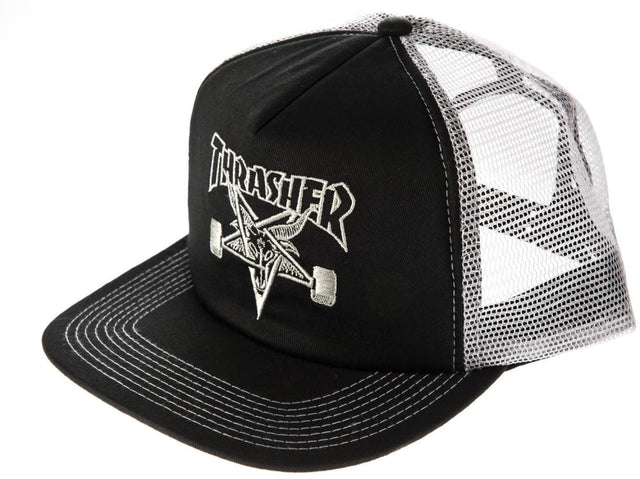 Casquette Thrasher SK8 Goat Embroidered Black / Grey
