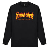 Thrasher Ls T-Shirt (Uk) Flame Logo