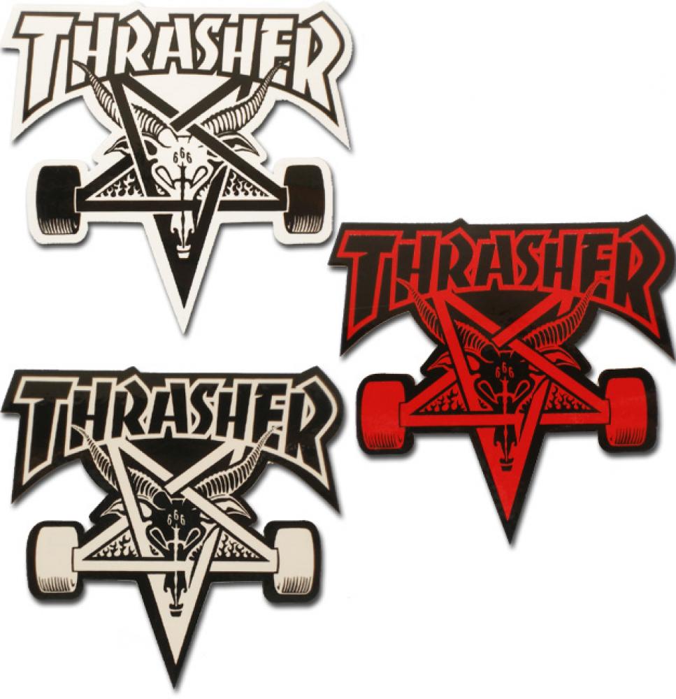 Stickers Thrasher Skategoat Diecut (lot de 25)