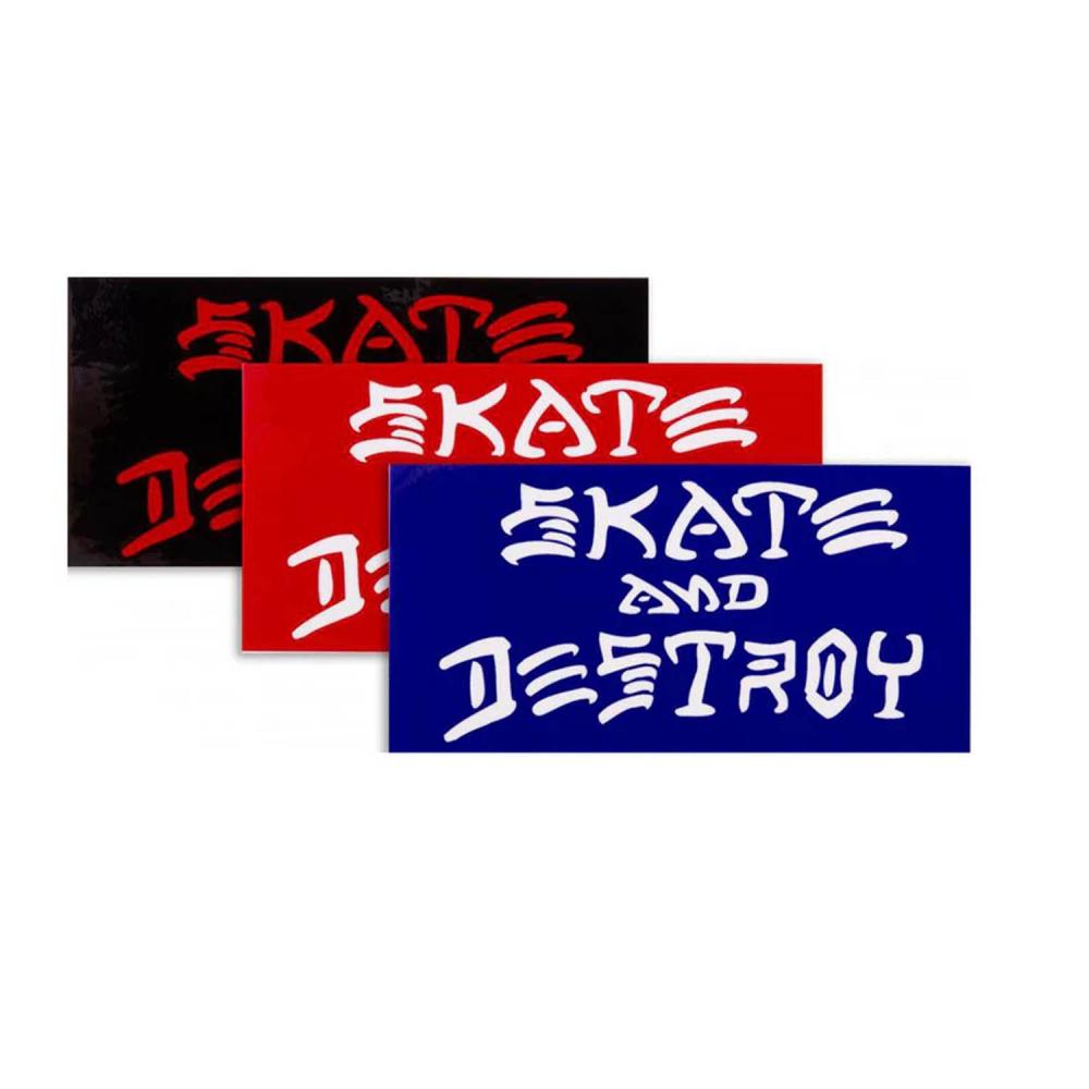 Thrasher Sticker (Uk) Skate & Destroy Large(25Pk)