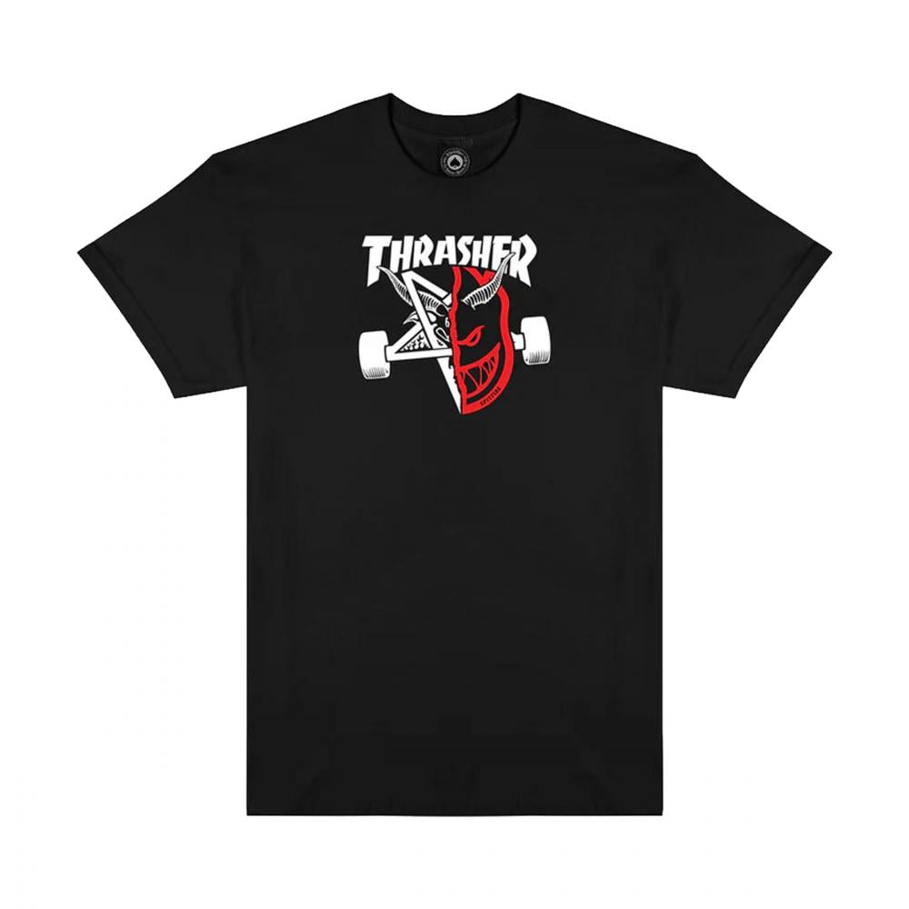 Thrasher X Spitfire T-Shirt (Uk) Thrash & Burn