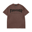 Tee-shirt Thrasher Mag Logo Vintage Brown