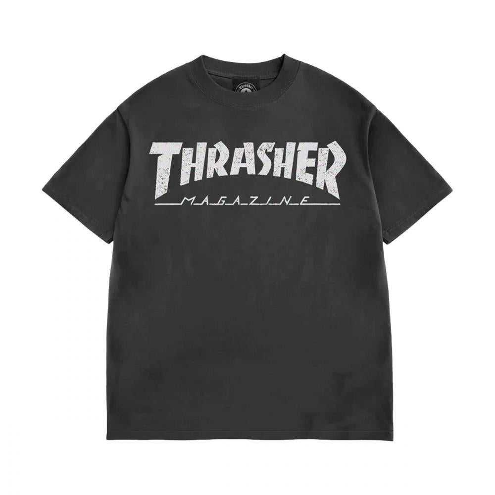 Tee-shirt Thrasher Mag Logo Vintage Black