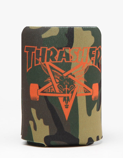 Thrasher Skategoat Koozie Camo