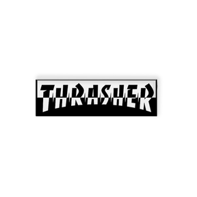 Thrasher Pin Mixtape Lapel Black White