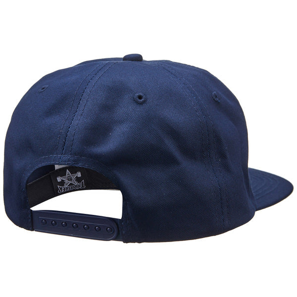 Thrasher Cap Fire Logo Snapback Navy