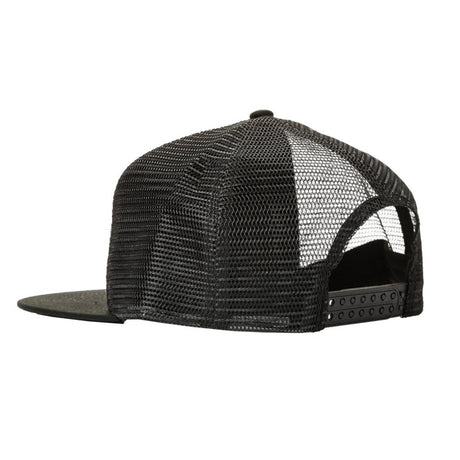 Thrasher Cap Flame Emb Mesh Black