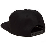 Thrasher Cap Flame Emb Snapback Black