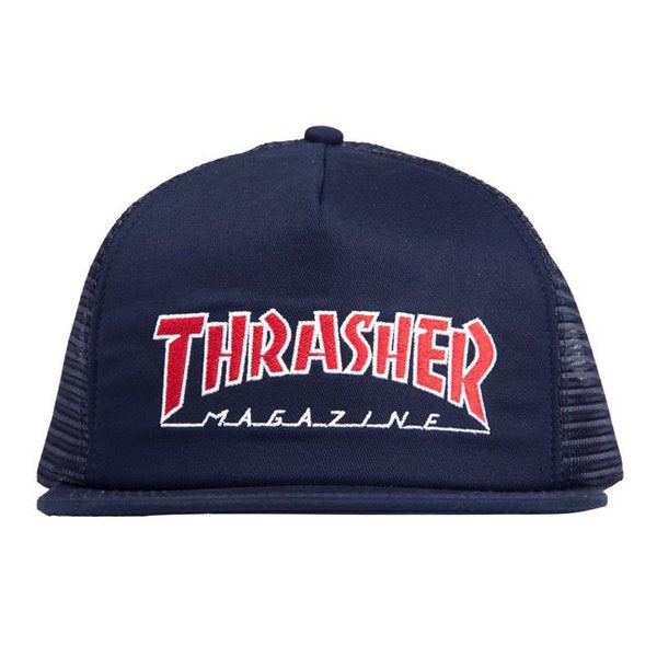 Thrasher Cap Outlined Emb Mesh Navy