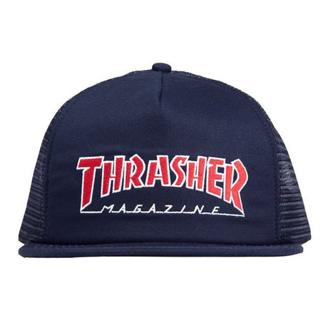 Thrasher Cap Outlined Emb Mesh Navy