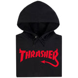 Thrasher Sweat Diablo Hood Black