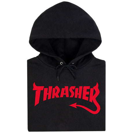 Thrasher Sweat Diablo Hood Black