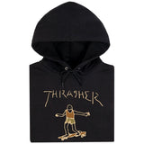 Thrasher Sweat Gonz Hood Black Brown
