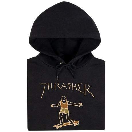 Thrasher Sweat Gonz Hood Black Brown