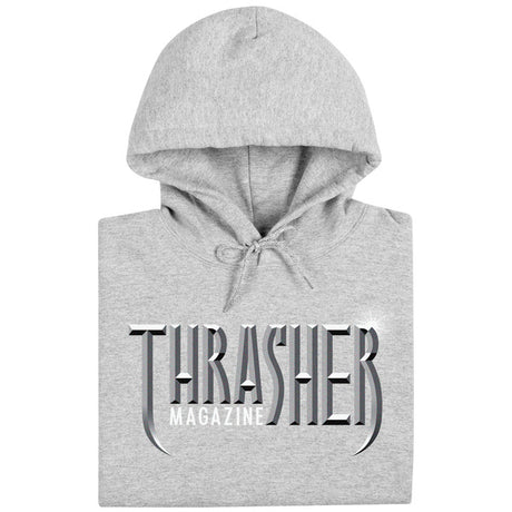 Thrasher Sweat Gothic Hood Grey