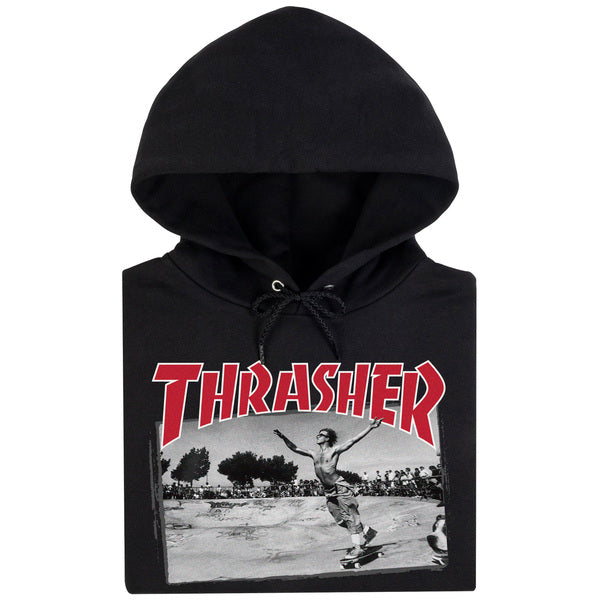 Thrasher Sweat Jake Dish Hood Black