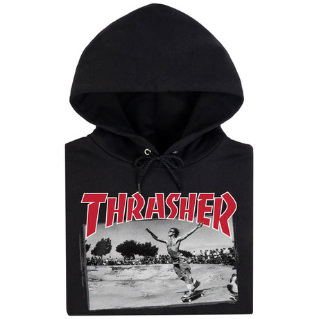 Thrasher Sweat Jake Dish Hood Black