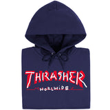 Thrasher Sweat Trademark Hood Navy