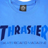 Thrasher T-Shirt Checkers Carolina Blue